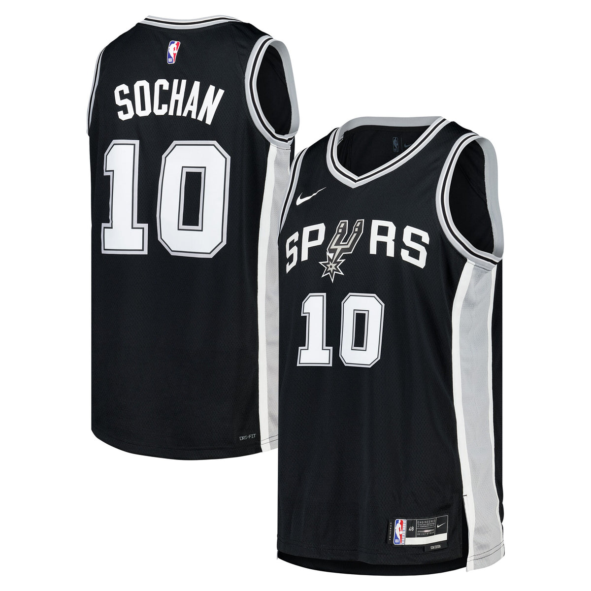 San Antonio Spurs Nike Icon Jersey - Jeremy Sochan- Unisex